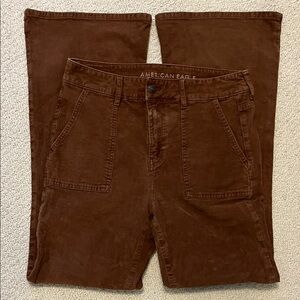 American Eagle Outfitters Women's Brown Corduroy’s, size 10 regular